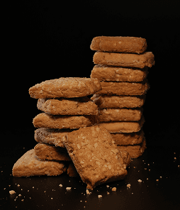 Small round buns with cumin seeds
